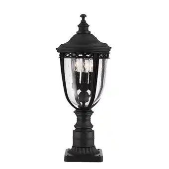 Costco Feiss English Bridle 3 Light Exterior Pedestal Lantern offer