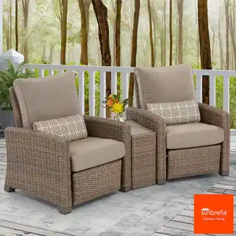 Costco Pacific Casual Montclair 3 Piece Recliner Set offer