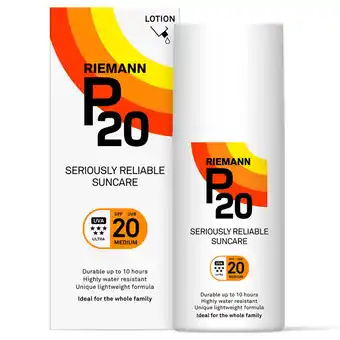 Costco Riemann P20 SPF20 Sun Protection Lotion, 200ml offer