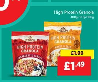 Lidl High Protein Granola offer