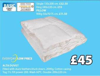 JYSK Alta Duvet offer