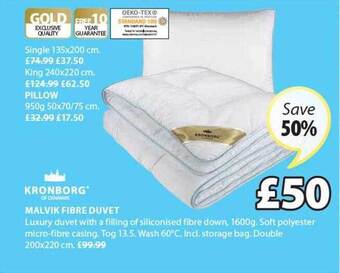 JYSK Malvik Fibre Duvet offer