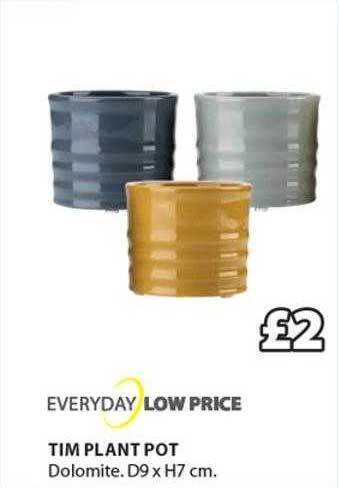 JYSK Tim Plant Pot offer