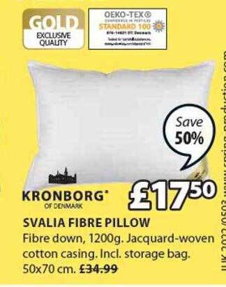 JYSK Svalia Fibre Pillow offer