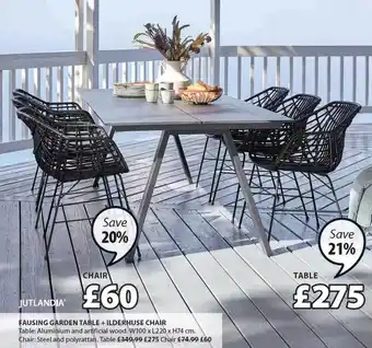 JYSK Chair, Table offer