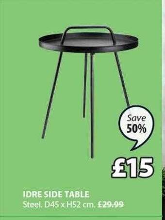 JYSK Idre Side Table offer