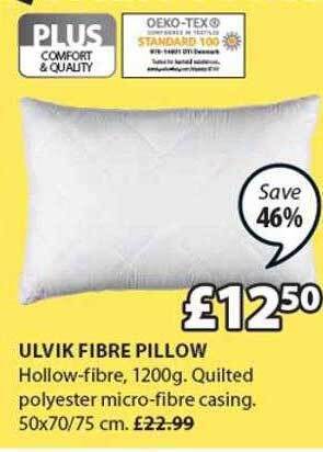 JYSK Ulvik Fibre Pillow offer