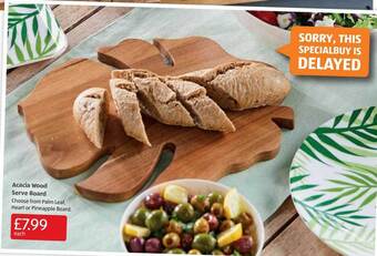 Aldi Acacia Wood Serve Board offer
