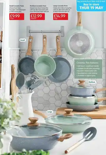 Aldi Ceramic Pans offer