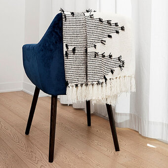 Costco Revolution Home Boho Fringed Throw in 3 Colours 127 x 177 cm offer