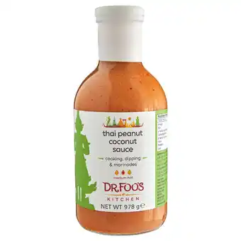 Costco Dr Foo's Kitchen Thai Peanut Coconut Sauce, 978g offer