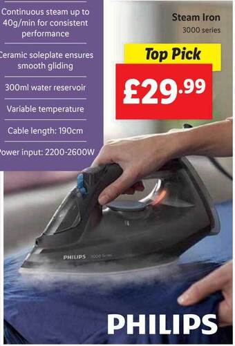 Lidl Steam Iron offer