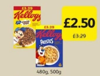 Londis kellogg's 480g/500g offer