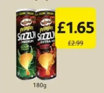 Londis Pringles Sizzling 180g offer