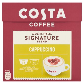 Tesco Costa Coffee Mocha Italia Dolce Gusto Cappuccino 146.4 offer