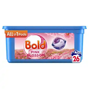 Tesco Bold All In One Washing Pod Sparkling Bloom & Yellow Poppy 626.6G offer