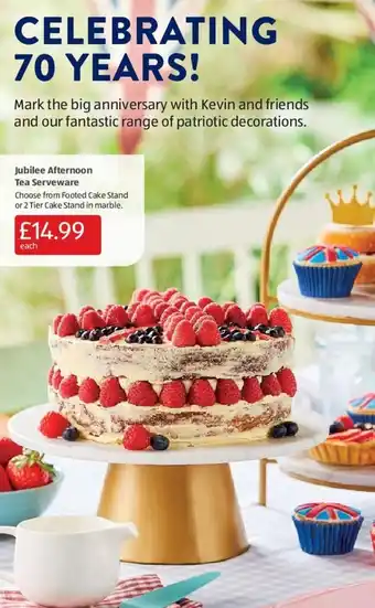 Aldi Jubilee Afternoon Tea Serveware offer