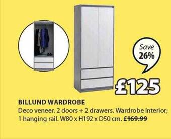 JYSK Billund Wardrobe offer