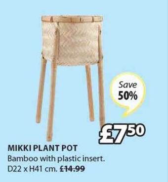 JYSK Mikki Plant Pot offer