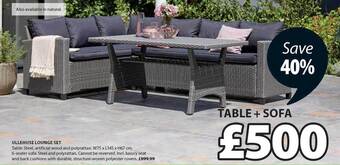 JYSK Ullehuse Lounge Set offer