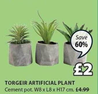 JYSK Torgeir Artificial Plant offer