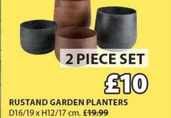 JYSK Rustand Garden Planters offer