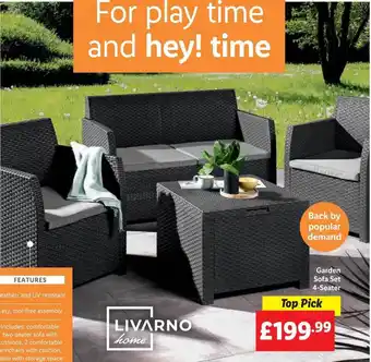 Lidl Garden Sofa Set 4-Seater offer