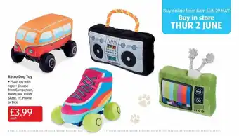 Aldi Retro Dog Toy offer