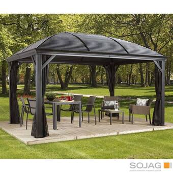 Costco Sojag Moreno 10ft x 16ft (2.89 x 4.74m) Aluminium Frame Sun Shelter with Galvanised Steel Roof + Insect Netting offer