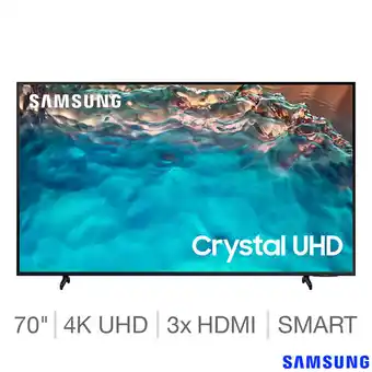 Costco Samsung UE70BU8000KXXU 70 Inch 4K Ultra HD Smart TV offer