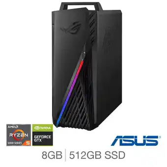 Costco ASUS ROG Strix G15, AMD Ryzen 5, 8GB RAM, 512GB SSD, NVIDIA GeForce GTX 1650, Gaming Desktop PC, G15DK-R5600X176T offer
