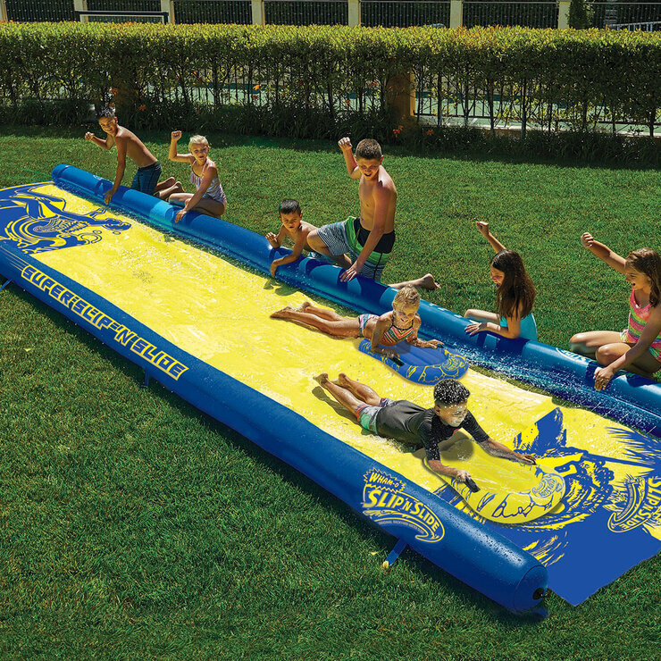 WhamO 26ft (7.90m) Super Slip 'N Slide with Inflatable Boards offer at