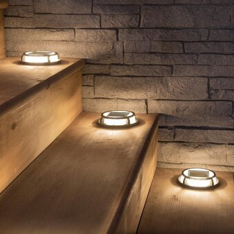 Costco Sterno Home Solar LED Multi-Surface Lights, 4 Pack offer