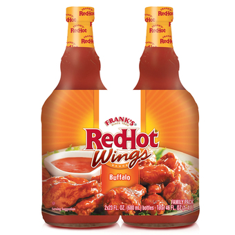 Costco Frank's RedHot Wings Buffalo Sauce, 2 x 680ml offer