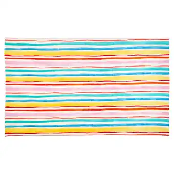 Tesco Tesco Oversized Multi Stripe Beach Towel offer