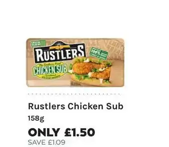 Mace Rustlers Chicken Sub 158g offer