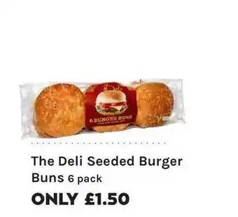 Mace The Deli Seeded Burger Buns 6 Pack offer