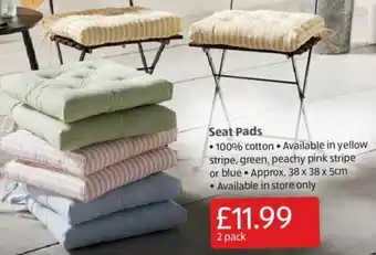 Aldi Seat Pads offer