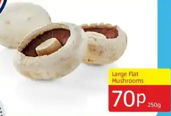 Aldi Large Flat Mushrooms 250 g offer