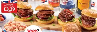 Aldi Ashfields Grill 8 Pack Beef Burgers 680 g offer