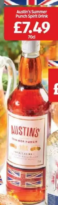 Aldi Austin's Summer Punch Spirit Drink 70 cl offer