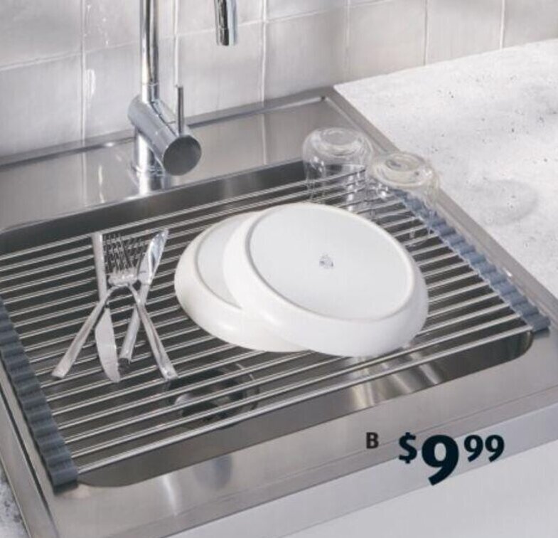 RollUp Dish Drying Rack offer at Aldi
