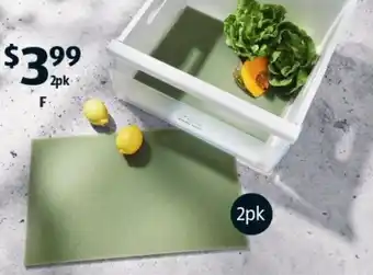 Aldi Fridge Shelf Mat/Liner 2pk offer