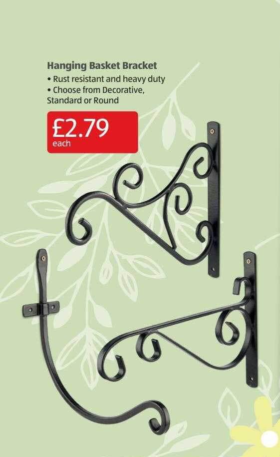 Hanging Basket Bracket offer at Aldi