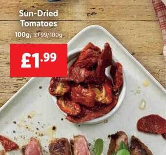 Lidl Sun-dried Tomatoes offer