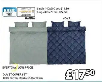 JYSK Everyday Low Price Duvet Cover Set offer