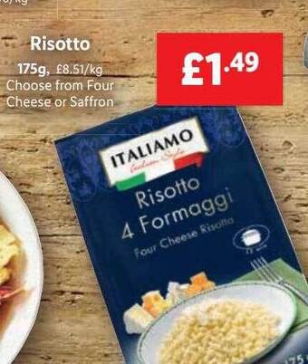Lidl Italiamo Risotto offer