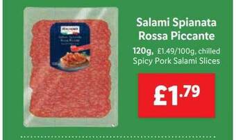 Lidl Italiamo Salami Spianata Rossa Piccante offer