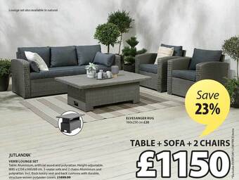 JYSK Jutlandia Vemb Lounge Set offer