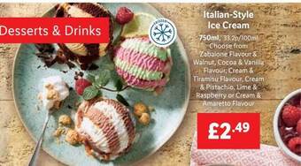 Lidl Italian-style Ice Cream offer
